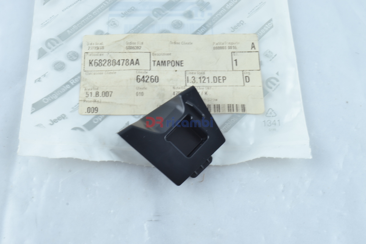 DISPOSITIVO DX CHIUSURA SPORTELLO VANO PORTAOGGETTI JEEP COMPASS K68280478AA