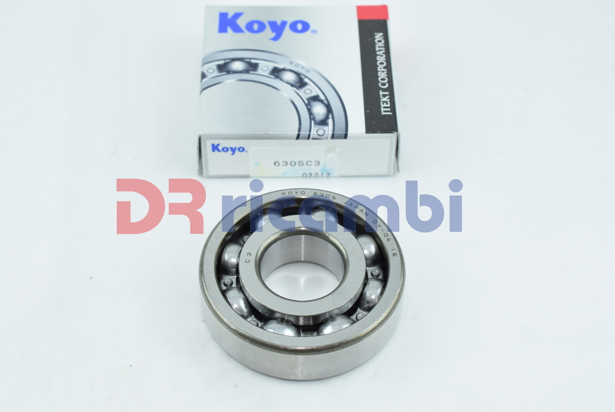 CUSCINETTO CAMBIO A SFERE APERTO CAMBIO SUZUKI KOYO 6305C3  6305 C3 -D. 25x62x17