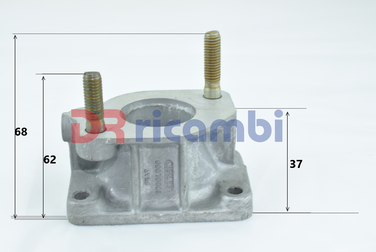 FLANGIA SUPPORTO DISTANZIALE CARBURATORE FIAT 127 A 112 FIAT 4361614  4361613