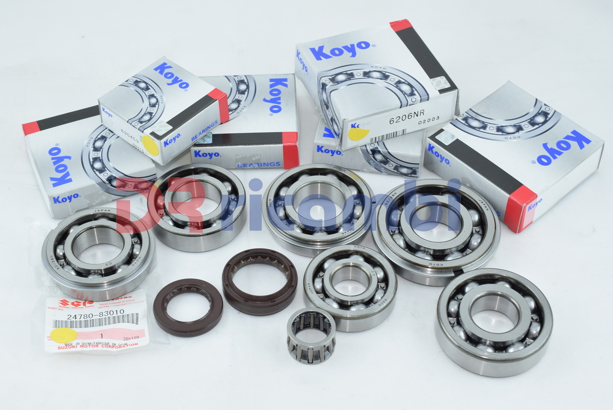 KIT CUSCINETTI CAMBIO + PARAOLI SUZUKI SAMURAI SJ 410 413 Cambio 5 V. KIT413JEAR