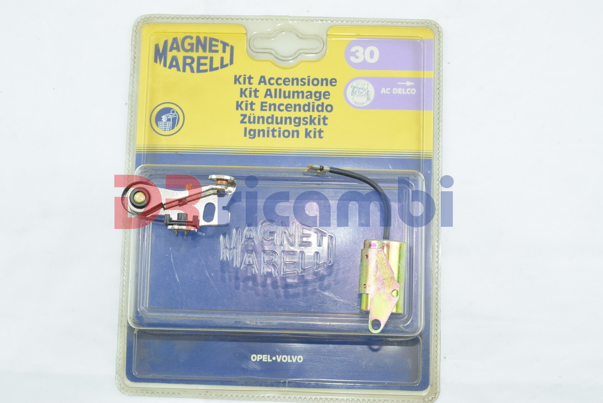 KIT ACCENSIONE CONDENSATORE PUNTINE OPEL  VOLVO MAGNETI MARELLI 940039030010