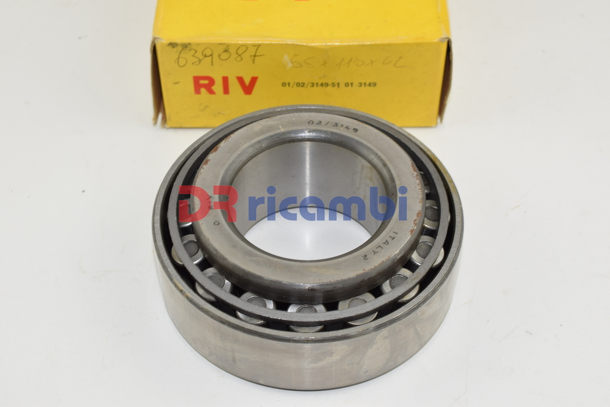 CUSCINETTO A RULLI CONICI  SKF 639087 RIV 01/02/3149 3149  D. 55x110x42