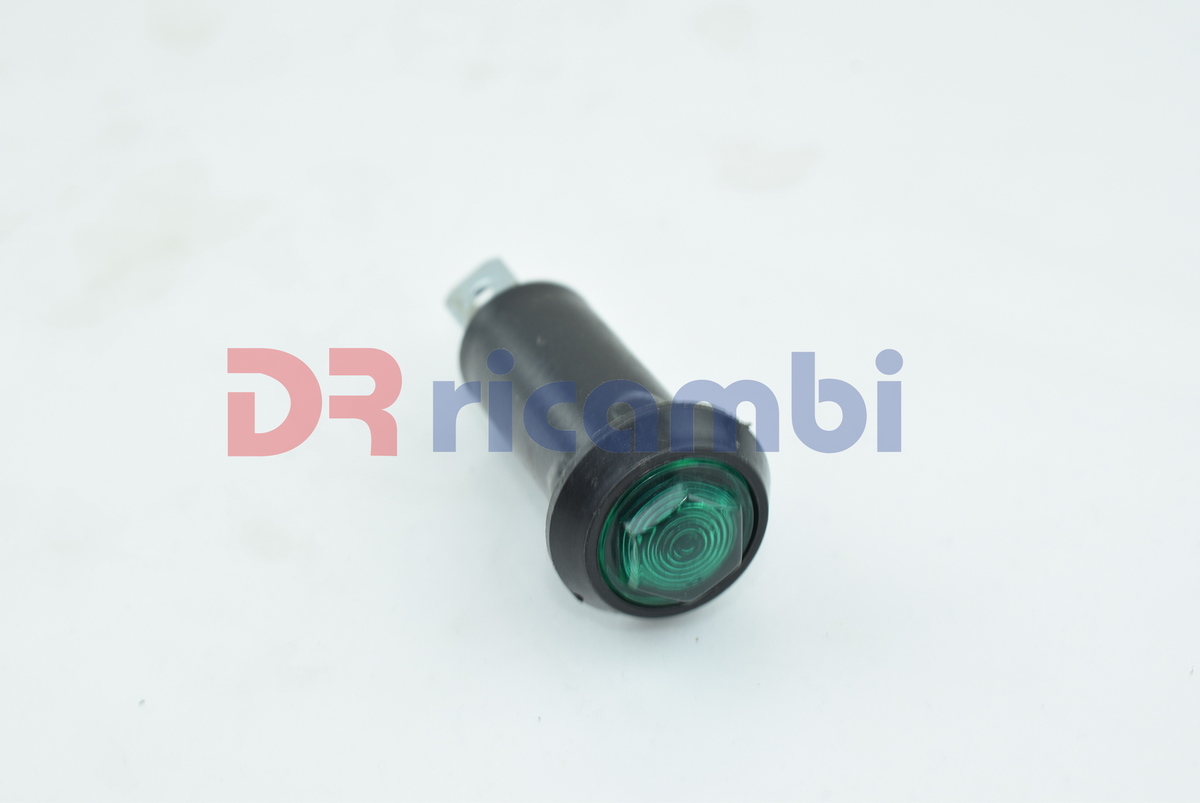 INTERRUTTORE SPIA LUCE VERDE CRUSCOTTO PER AUTO AUTOCARRO - DR RICAMBI DR1357