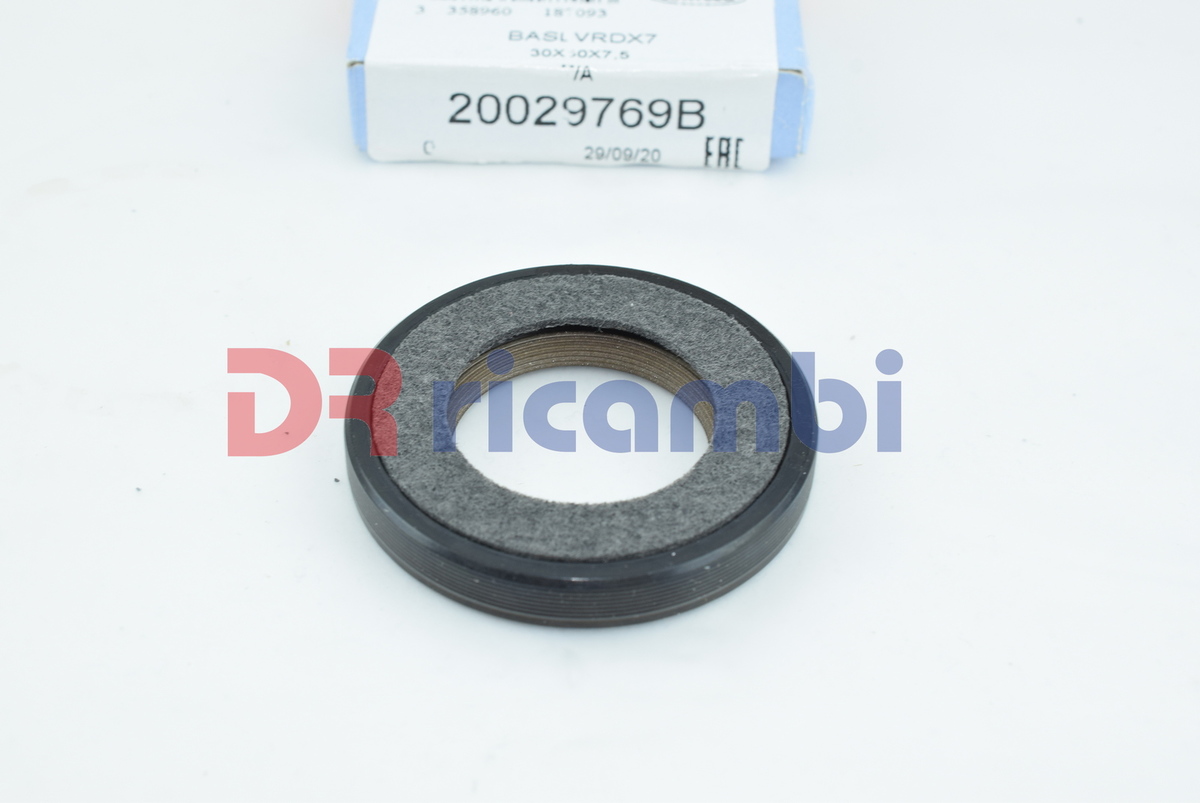 PARAOLIO ANELLO DITENUTA ANTERIORE MOTORE FORD 1.8 TDCI 18TD 20029769B 30x50x7.5