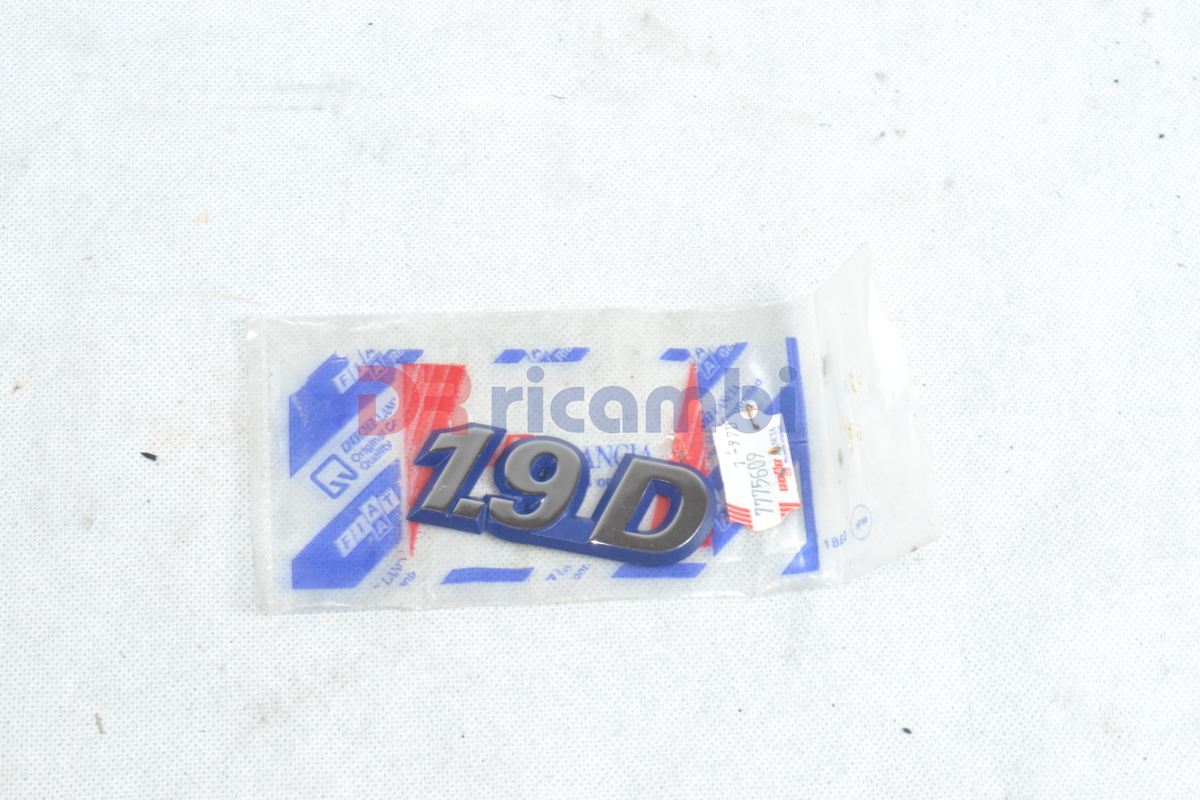 LOGO FREGIO SIGLA MODELLO TARGHETTA SCRITTA POST &quot; 1.9 D &quot; FIAT TEMPRA 7775609