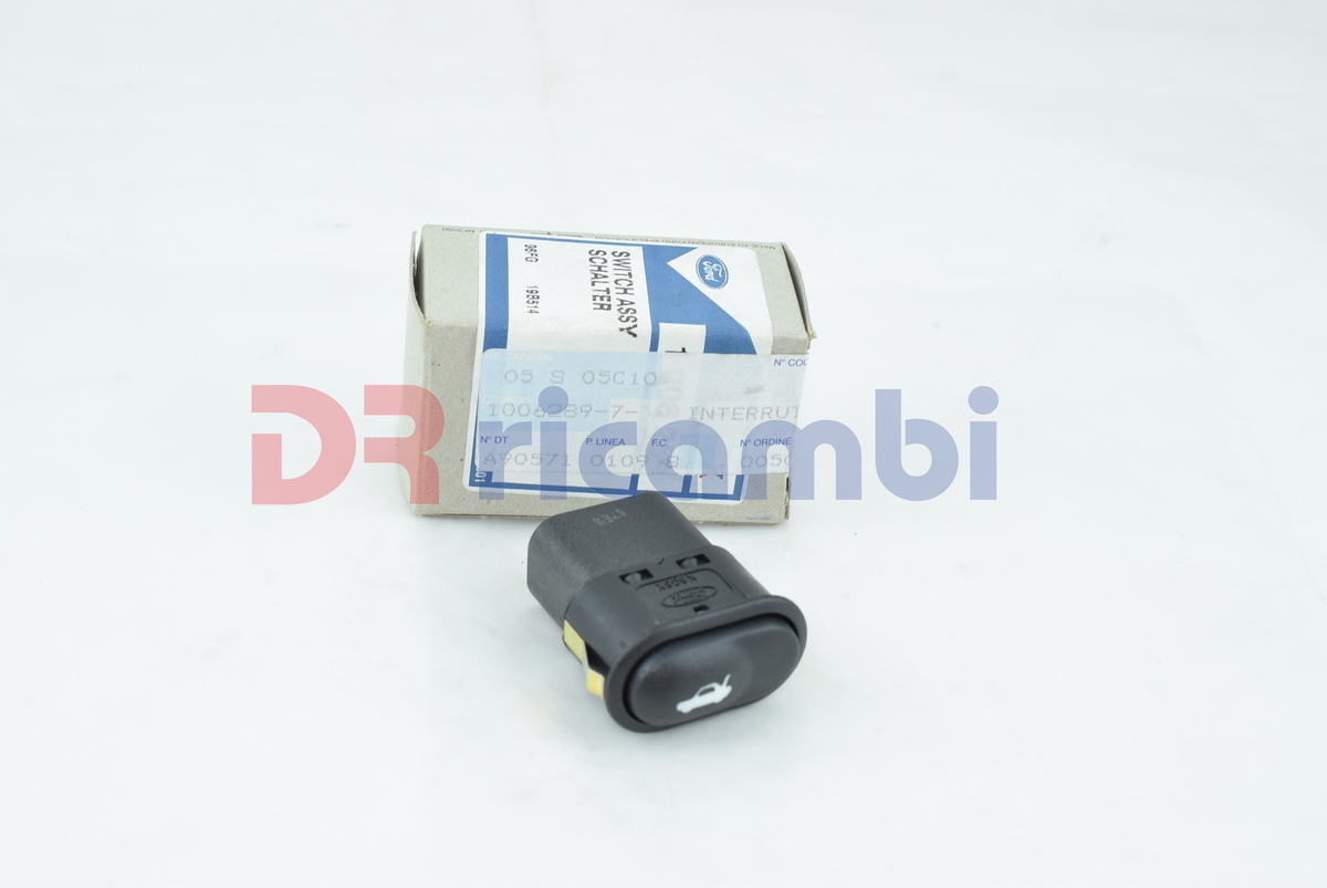 INTERRUTTORE PULSANTE APERTURA COFANO BAGAGLIAIO ORIGINALE FORD KA - 1006289