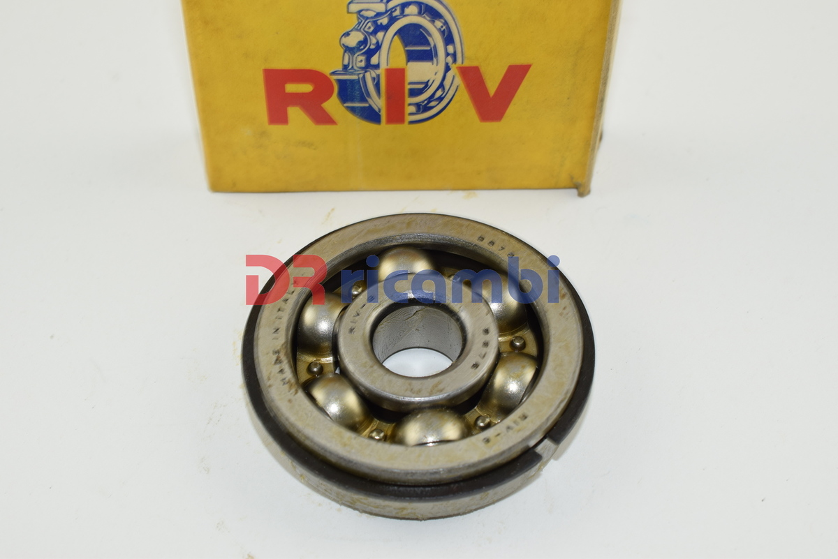 CUSCINETTO A SFERE CON SEDE PER ANELLO  RIV - 8  RIV 9876  6403-NR - D. 17x62x17