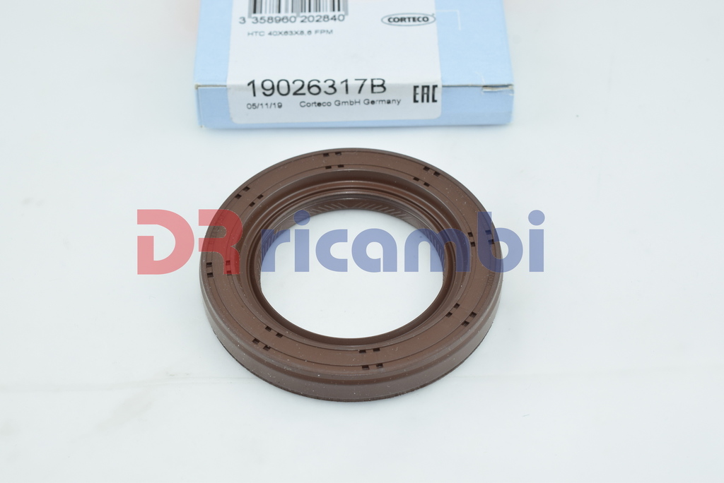 PARAOLIO DIFF. ALFA CITROEN BMW MINI LANCIA PEUGEOT CORT. 19026317B D. 40x63x8.5