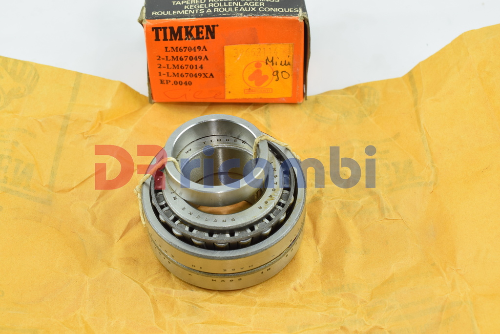 KIT CUSCINETTI RUOTA ANT INNOCENTI/AUSTIN MINI MINOR TIMKEN 49617 LM67049A/49617