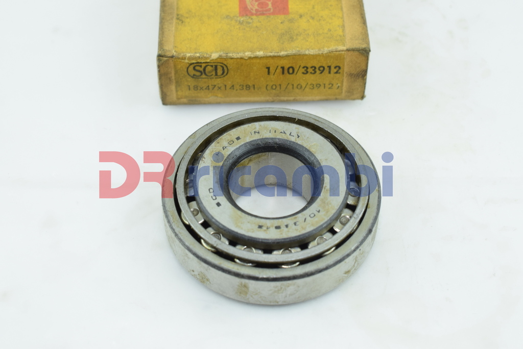 CUSCINETTO RUOTA ANT. FIAT 600 900T 1100 SCD 01/10/33912 SKF 639169 FIAT 4387638