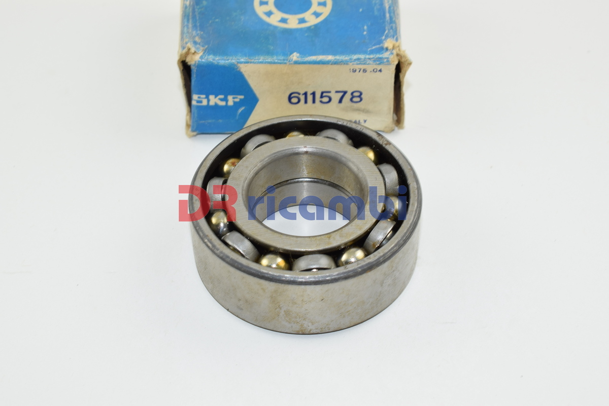 CUSCINETTO A DUE FILE DI SFERE D'EPOCA  IVECO SKF 611578 - D. 35x72x27