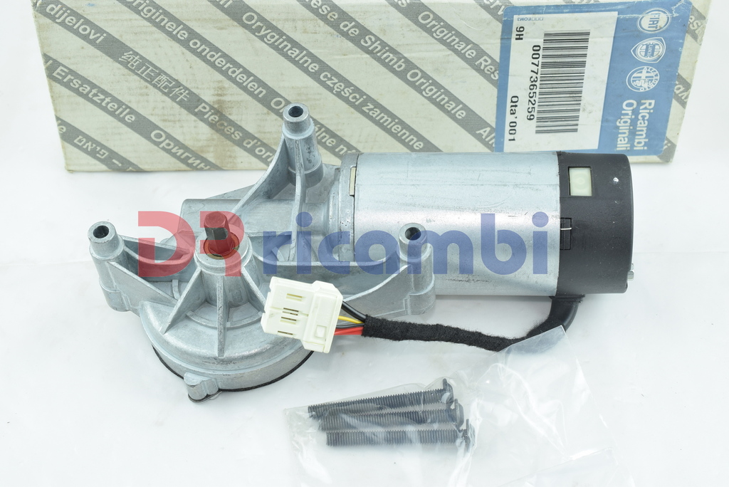 MOTORINO ELETTRICO COMANDO MECCANISMO CAPOTE FIAT 500 07&gt; FIAT 77365259 77365771