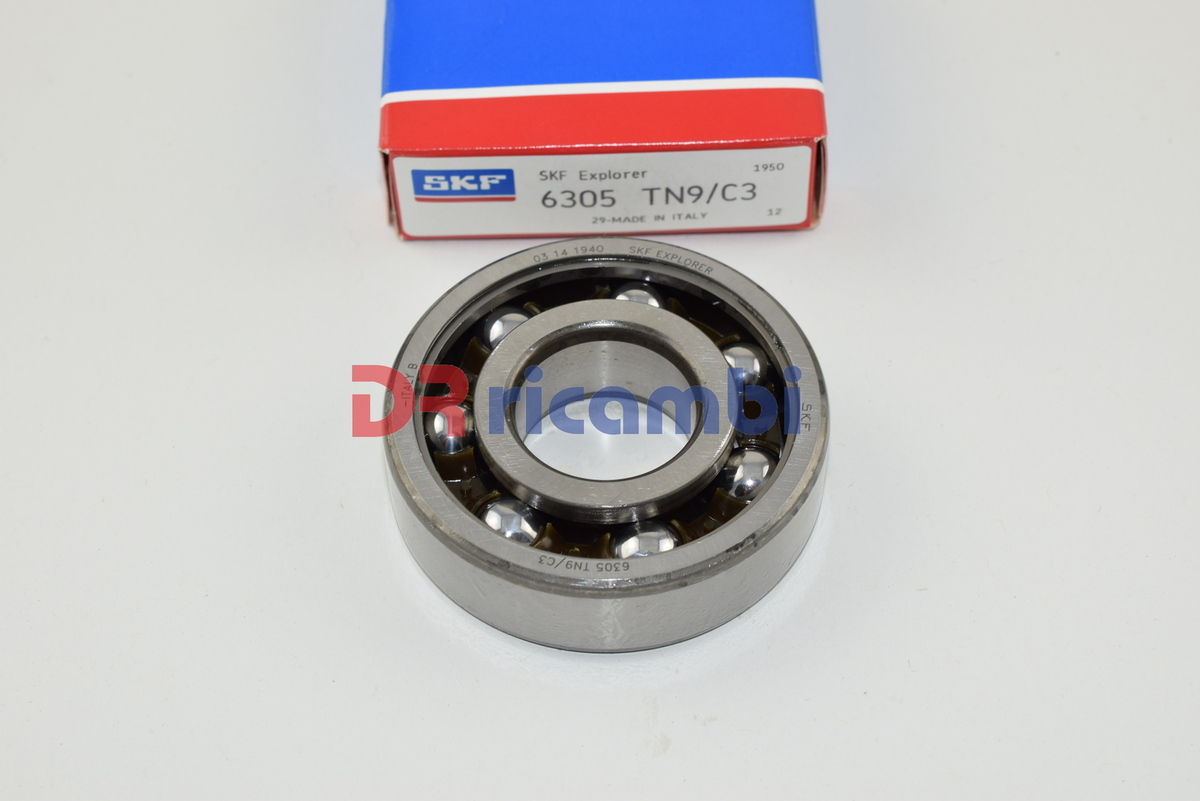 CUSCINETTO A SFERE CAMBIO FIAT LANCIA SKF 6305 TN9/C3  FIAT 5974294 D. 25x62x17