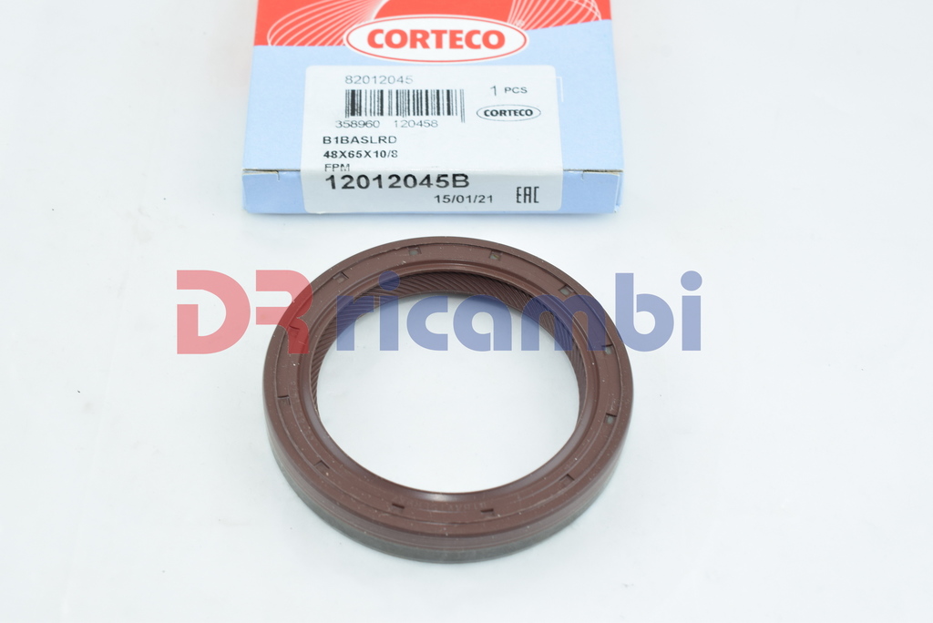 PARAOLIO ANT. MOTORE ALFA 75 3.0 V6 90 GTV 155 164 CORTECO 12012045B D. 48x65x10