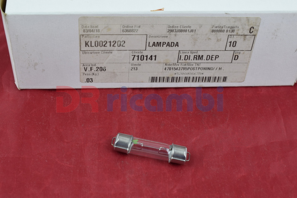 LAMPADA LAMPADINA LUCE CORTESIA PLAFONIERA INTERNA JEEP CHEROKEE - KL0021202