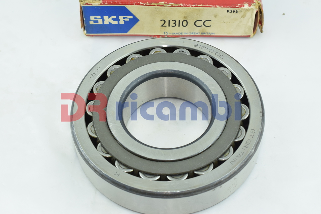 CUSCINETTO RADIALE A RULLI ORIENTABILE GABBIA IN ACCIAIO SKF 21310 CC  50x110x27