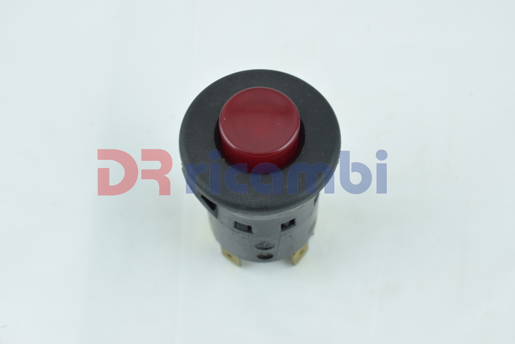 INTERRUTTORE A PRESSIONE 6 PIN PULSANTE ROSSO - DR RICAMBI DR1887