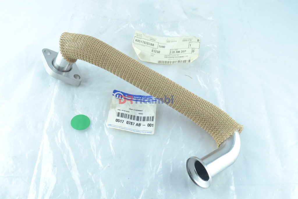 TUBO CONDOTTO EGR ARIA COLLETTORE ASPIRAZIONE JEEP CHEROKEE 2.8 cc K05170787AB