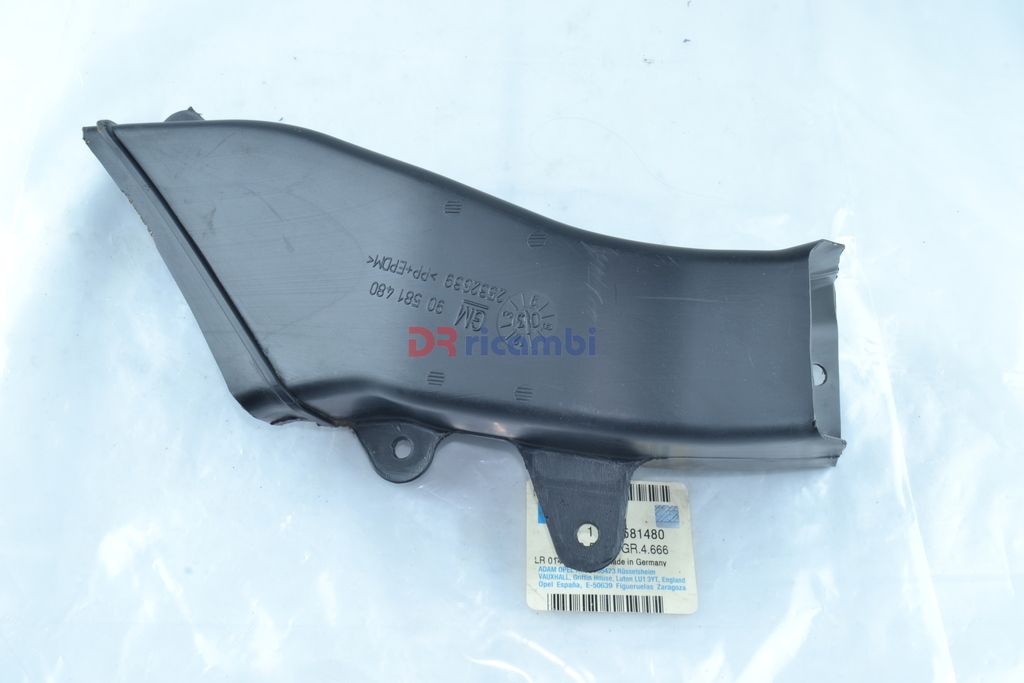 CONDOTTO ARIA FRENO ANT DX PARAURTI ANT OPEL ASTRA G ZAFIRA A - OPEL 90581480