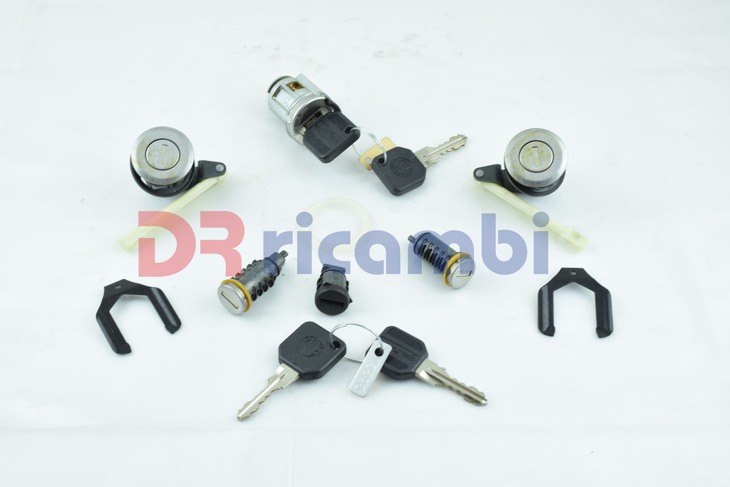 KIT INCOMPLETO IMPARIGLIO BLOCCHETTI SERRATURA ALFA 155 - ALFA ROMEO 112830380/1