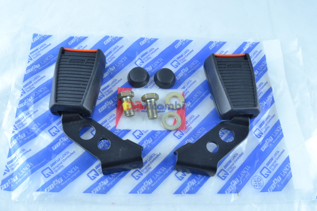 KIT COPPIA AGGANCIO RAMI CINTURA DI SICUREZZA ANT FIAT UNO FIORINO - 7531704/1