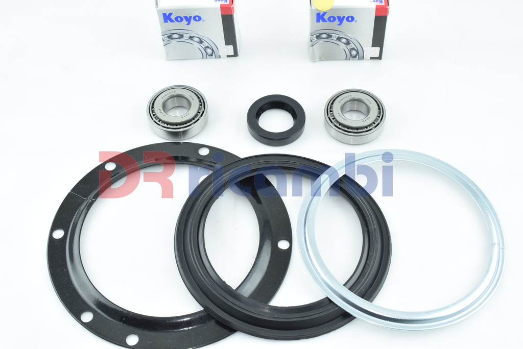 KIT REVISIONE CUSCINETTI + GUARNIZ. FUSO SNODO RUOTA ANT. SUZUKI JIMNI  FUSO-001