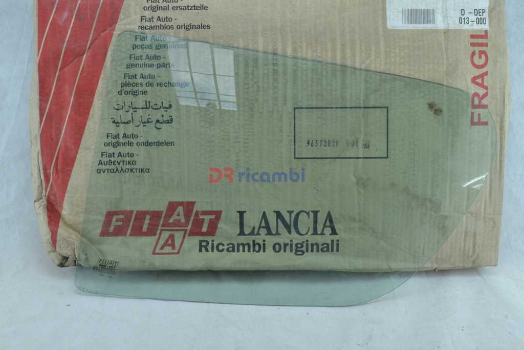 VETRO CRISTALLO VERDE ATERMICO POSTERIORE LATERALE SX FIAT SEICENTO - 46512029