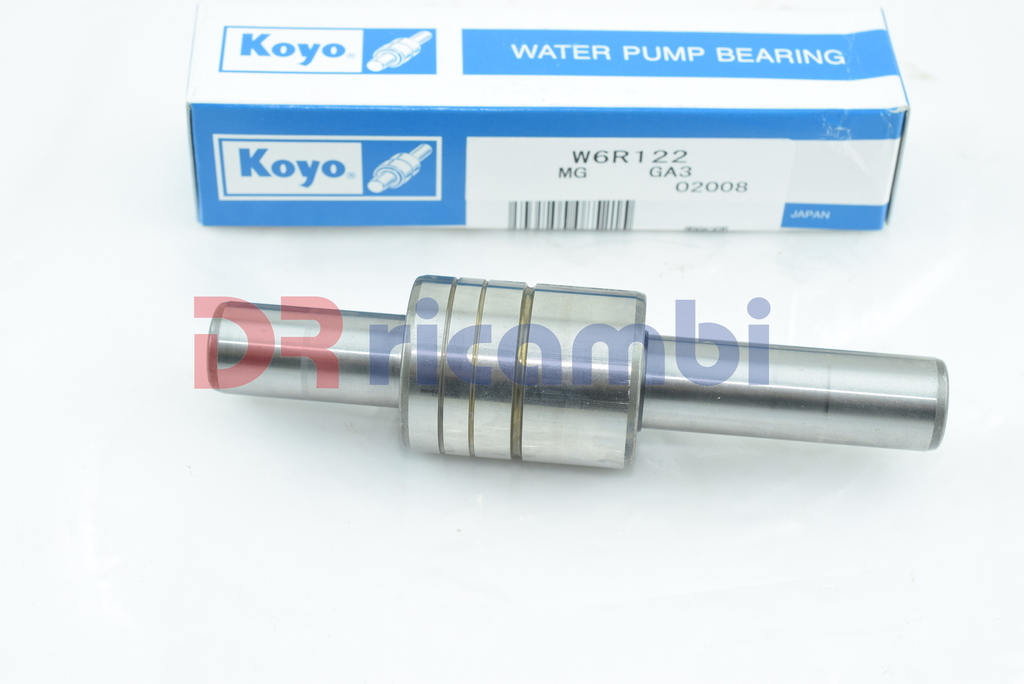 CUSCINETTO POMPA ACQUA AUTO MACCHINE AGRICOLE  KOYO W6R122 - D. 15.9x30x38.8/123