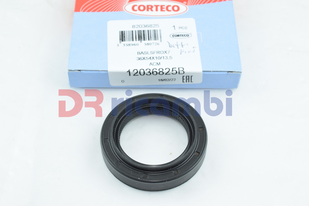 ANELLO DI TENUTA DIFFERENZIALE ALFA MITO FIAT 500 PUNTO 12036825B  36x54x10/13.5