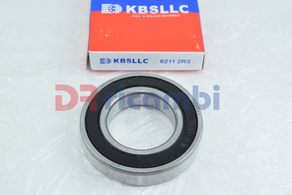 CUSCINETTO A SFERE RIGIDO SIGILLATO AMBO I LATI   KBS 6211 2RS  -  D. 55x100x21