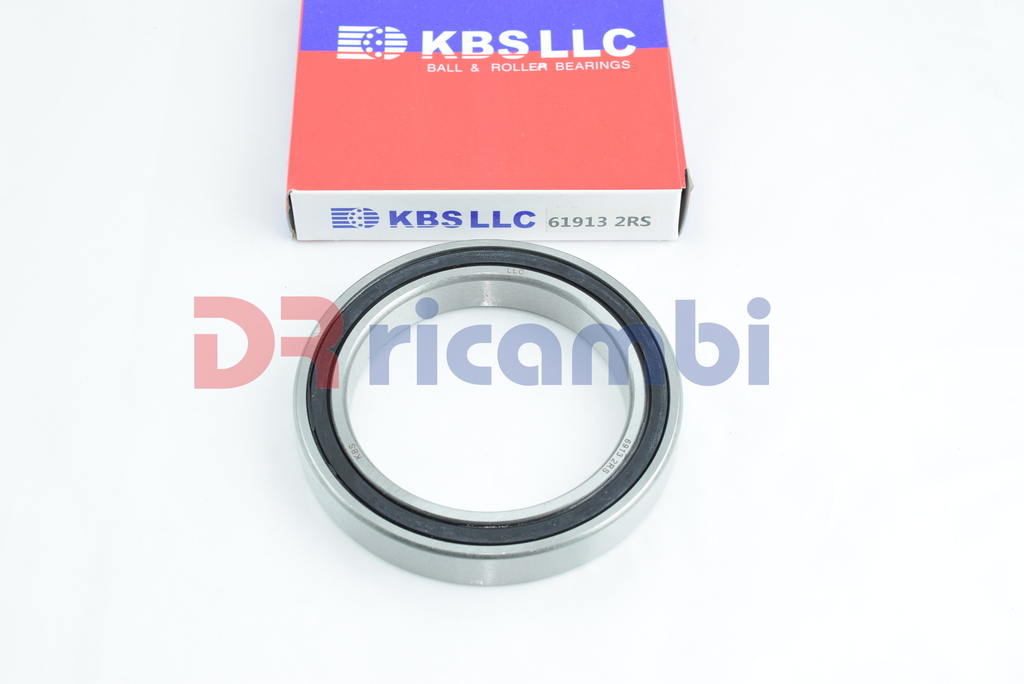 CUSCINETTO A SFERE  RIGIDO SIGILLATO AMBO I LATI KBS 61913 2RS  -  D. 65x90x13