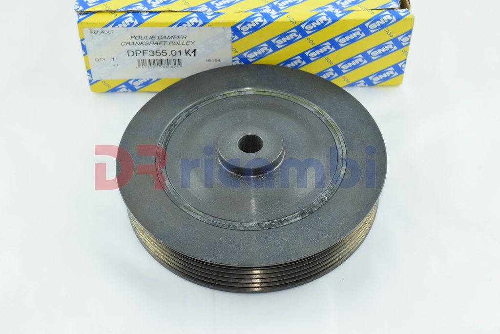 PULEGGIA ALBERO MOTORE RENAULT CLIO KANGOO MEGANE TRAFIC DIESEL SNR DPF355.01K1