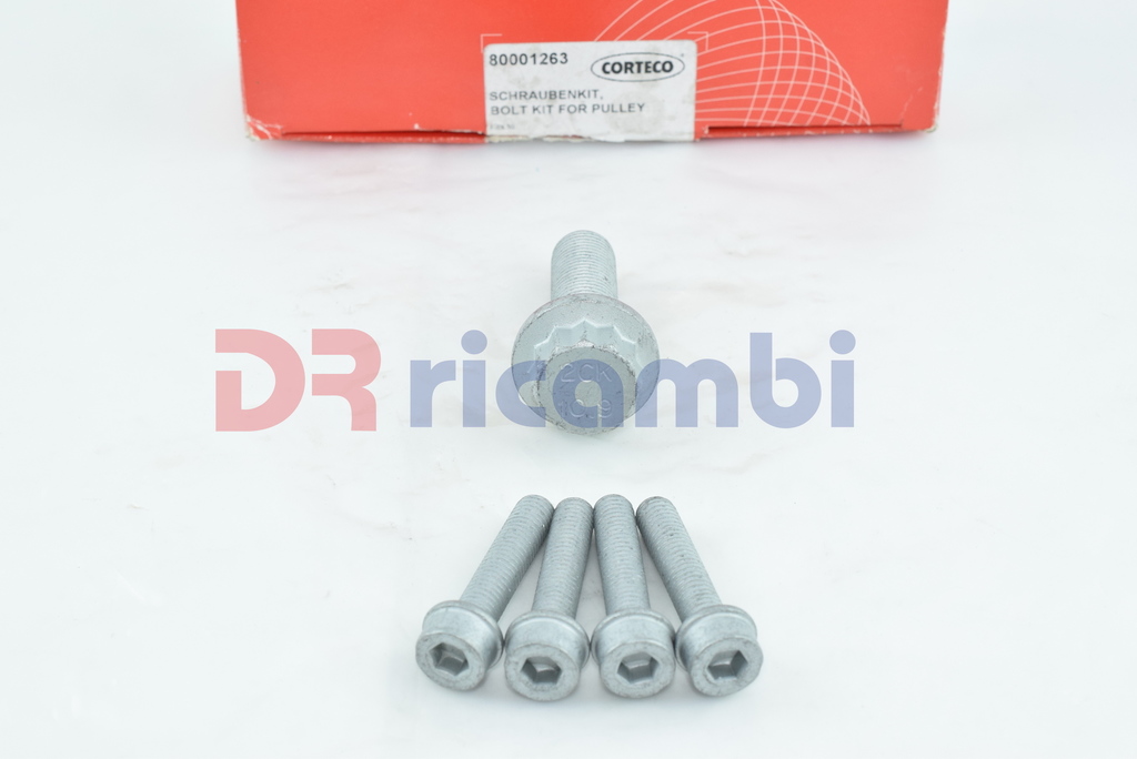 KIT BULLONI PULEGGIA ALBERO MOTORE SKODA FELICIA I II VW CADDY II 80001263