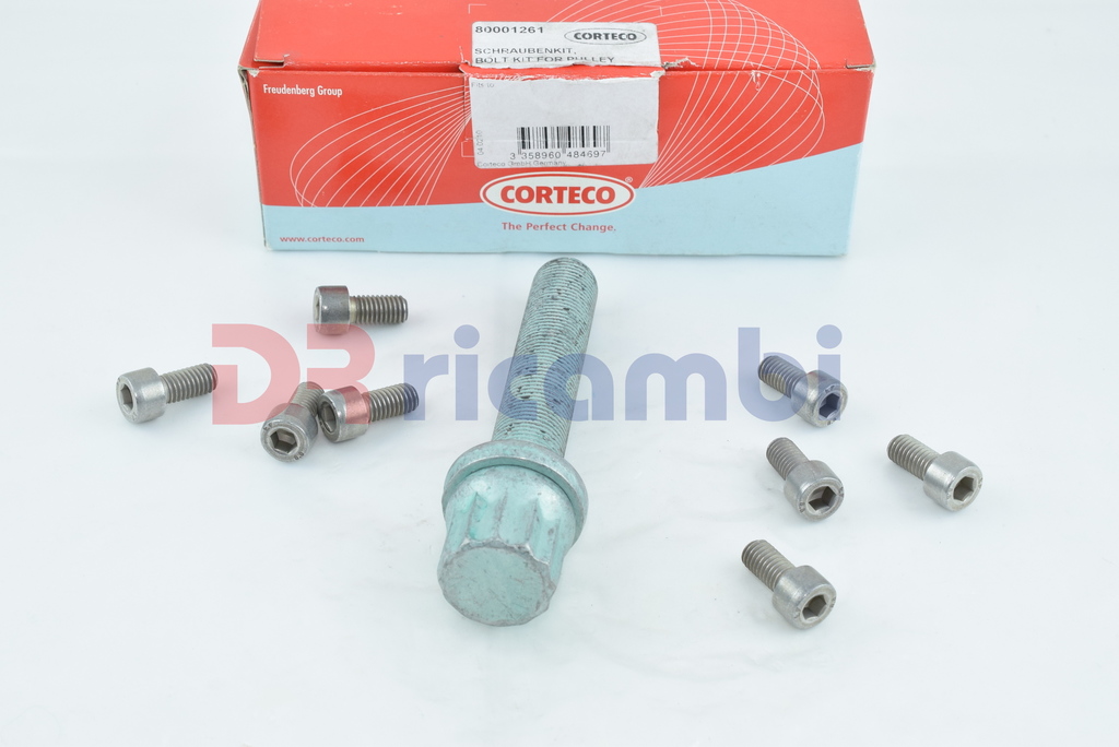 KIT BULLONI PULEGGIA ALBERO MOTORE AUDI  A4 A6 A8 VW PASSAT - CORTECO 80001261