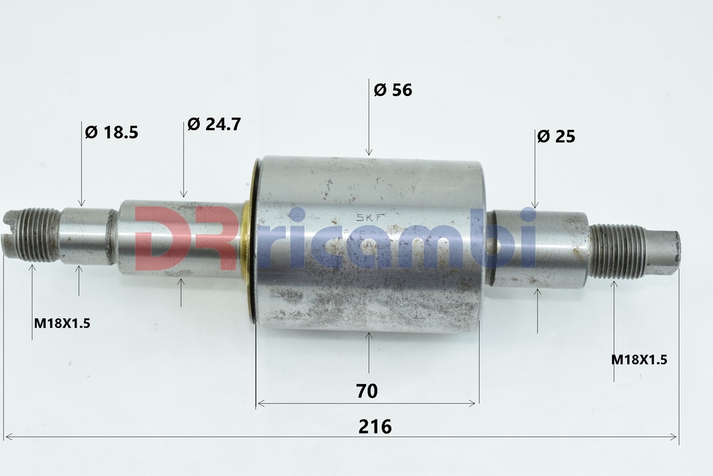 CUSCINETTO PER POMPA ACQUA AUTOCARRI DELL' EPOCA FIAT OM 643 SKF 615044 /1