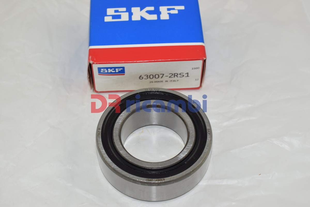 CUSCINETTO RIGIDO A UNA CORONA DI SFERE SIGILLATO  SKF 63007-2RS1 - D. 35x62x20