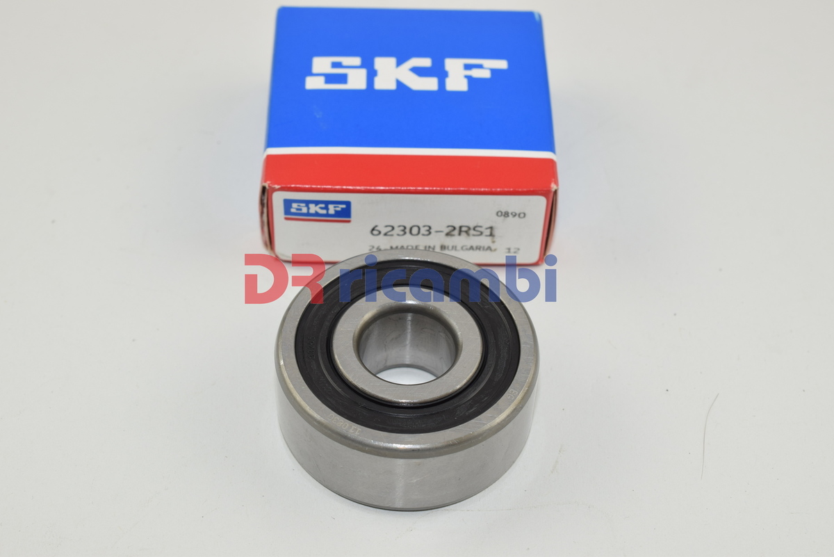 CUSCINETTO RIGIDO A UNA CORONA DI SFERE SIGILLATO SKF 62303-2RS1 - D. 17x47x19