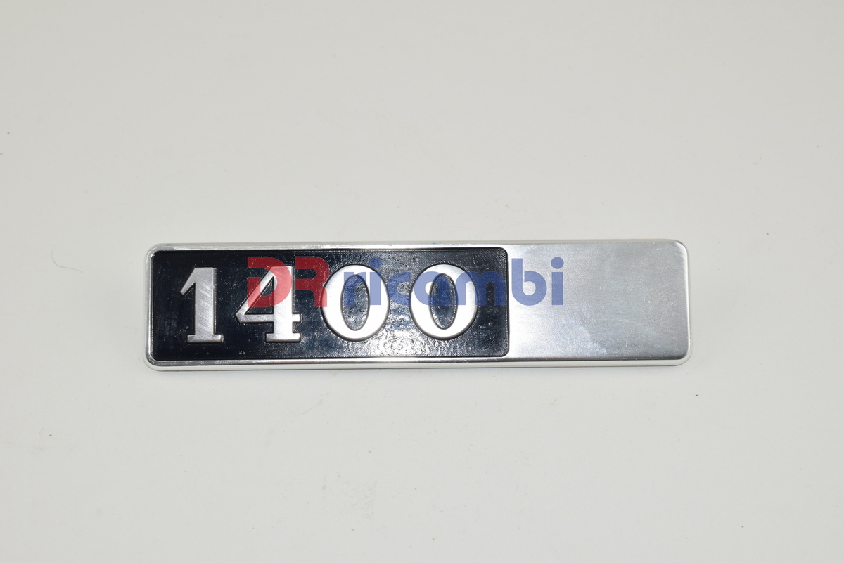 LOGO FREGIO SIGLA MODELLO IN METALLO LANCIA BETA &quot; 1400 &quot; DR0363