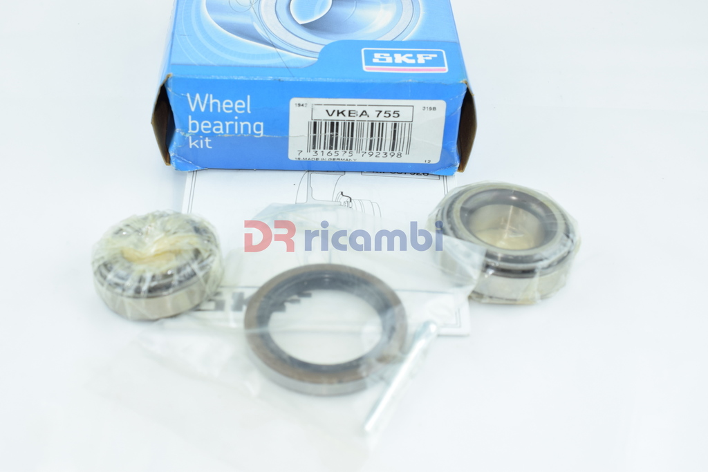 KIT CUSCINETTI RUOTA ANTERIORE PER TOYOTA STARLET TERCEL SKF VKBA 755 9036625003