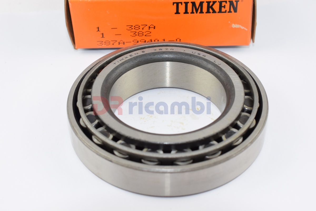 CUSCINETTO RUOTA A RULLI CONICI  TIMKEN  387A/382 SET-1123 - D.  57.15x98.43x21 