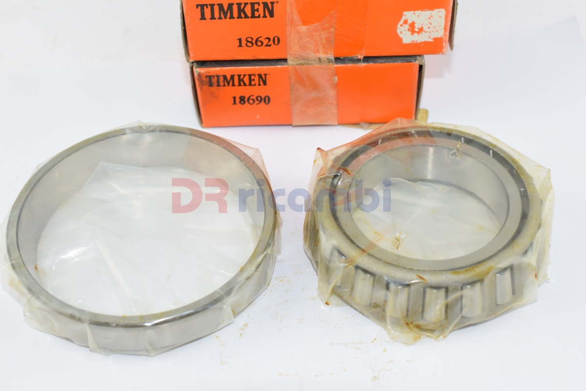 CUSCINETTO RUOTA ANT. PER FIAT IVECO DAILY TIMKEN 18690/18620  46.04x79.38x17.46