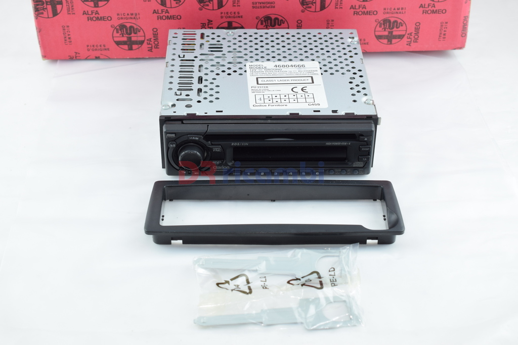 KIT STEREO CLARION ALFA ROMEO 156 I II  ALFA ROMEO 71718567 CLARION 46804666