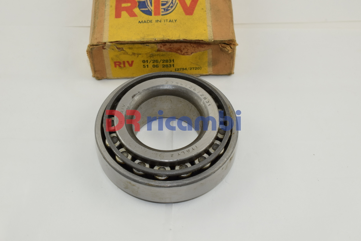 CUSCINETTO A RULLI CONICI RUOTA FIAT OM  616 - RIV 01/26/2831  D. 36.5X76.2x25.7