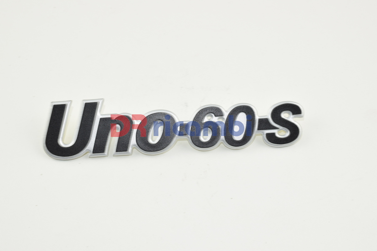 LOGO FREGIO SIGLA MODELLO FIAT &quot; UNO 60 S &quot; DR0408