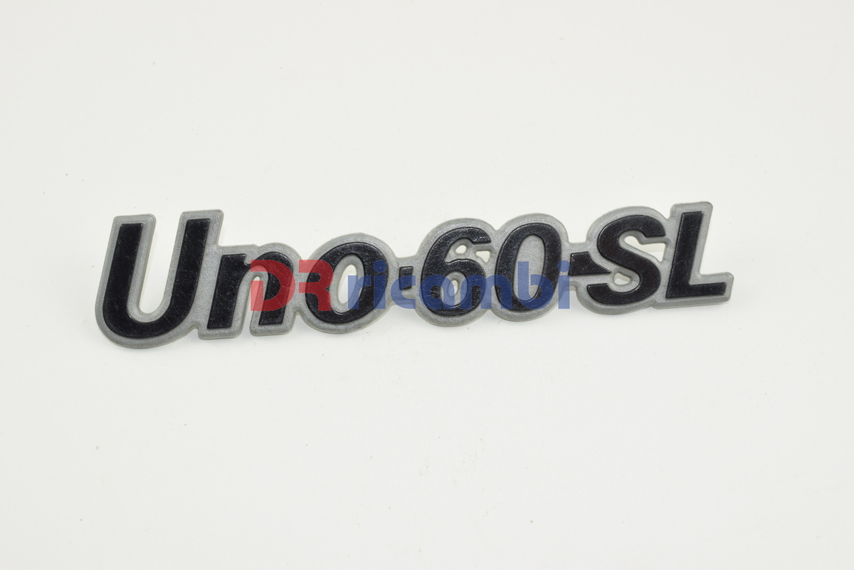 LOGO FREGIO SIGLA MODELLO FIAT &quot; UNO 60 SL &quot; DR0409