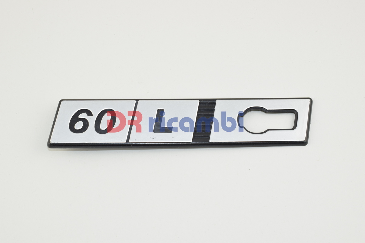 LOGO FREGIO SIGLA MODELLO FIAT RITMO &quot; 60 L &quot; LATO SINISTRO DR0422