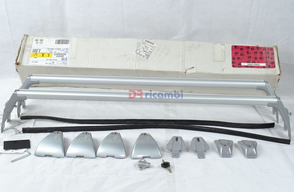 BARRE PORTATUTTO IN ALLUMINIO CON ATIFURTO ORIGINALI ALFA ROMEO 156 ALFA 5901062