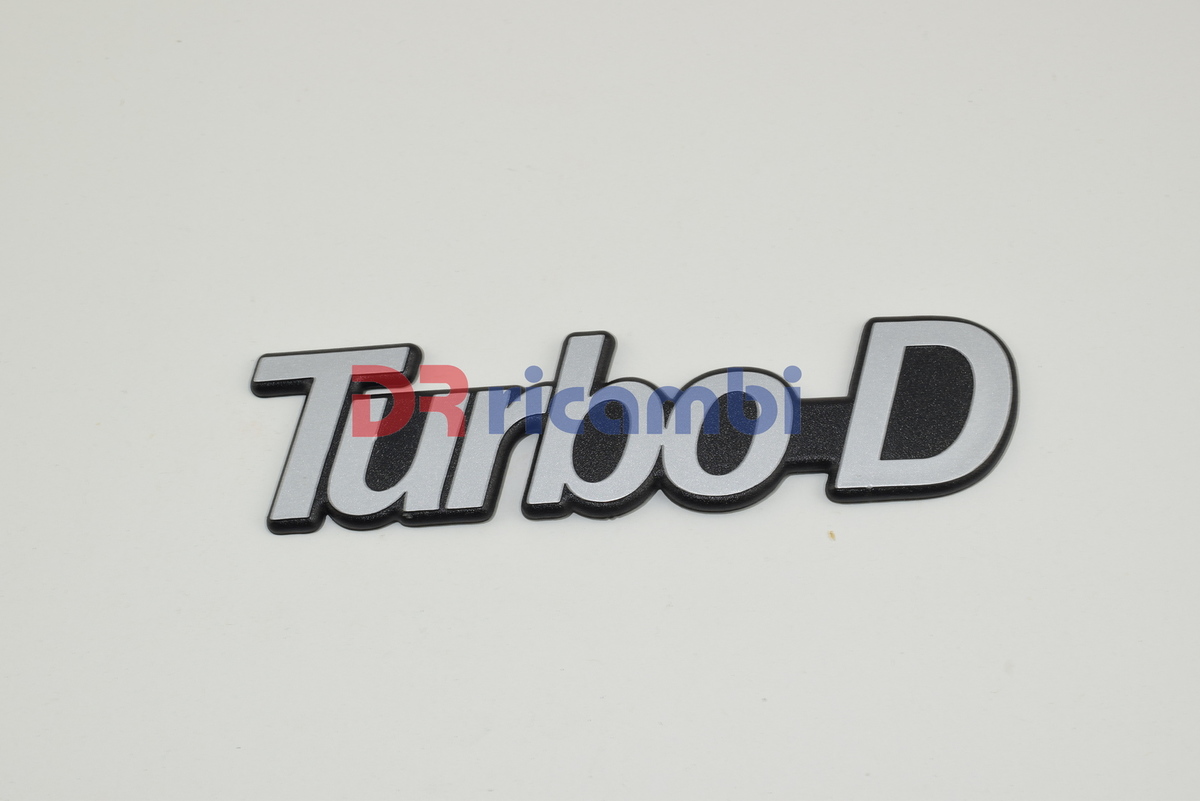 LOGO FREGIO SIGLA MODELLO FIAT &quot; TURBO D &quot; DR0431