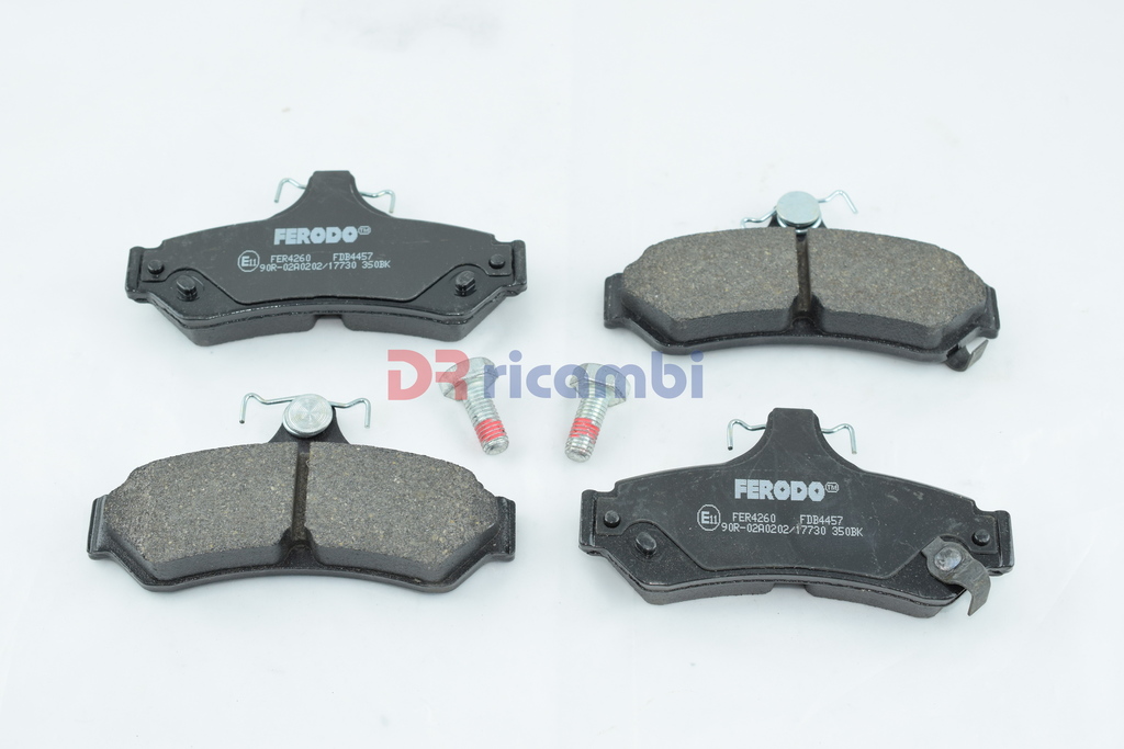 SERIE PASTIGLIE FRENO SOSPENSIONE POSTERIORE PER TOYOTA CAMRY 12&gt; FERODO FDB4457