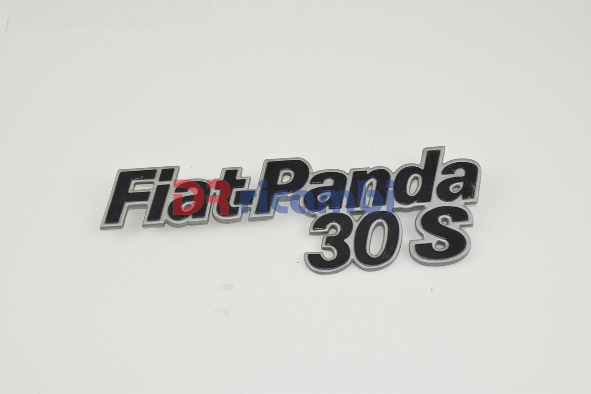 LOGO FREGIO SIGLA MODELLO &quot; FIAT PANDA 30 S &quot; DR0443